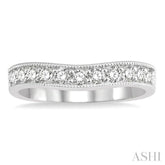 .50CTRDDM 'V' BAND-MILLG WG 14K@11-H*